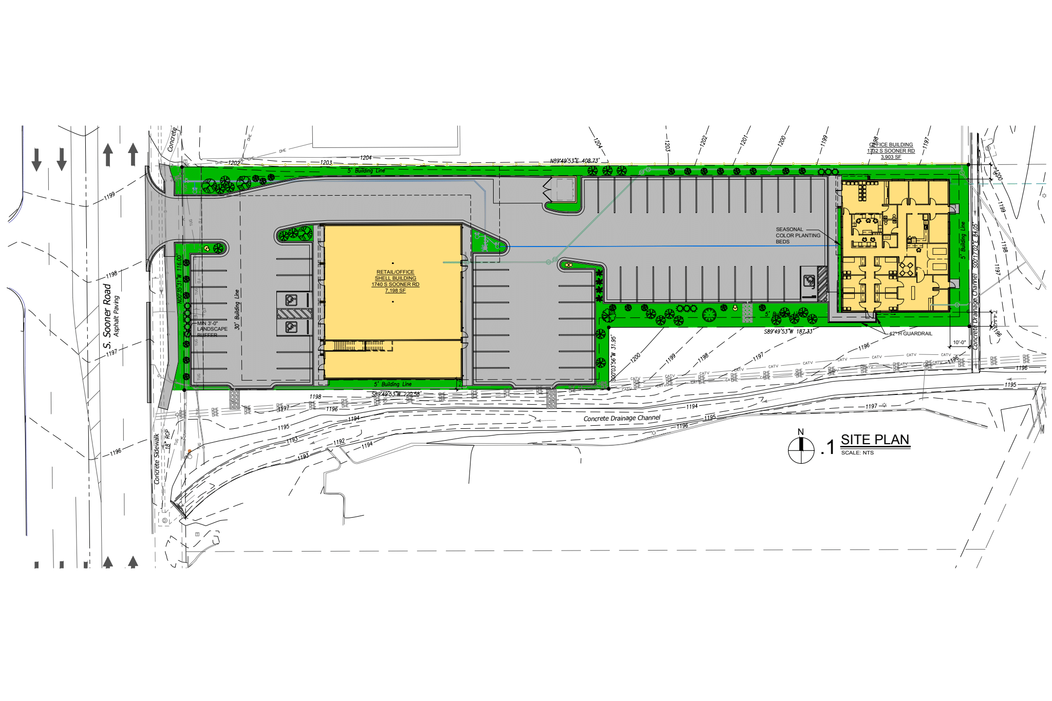 S. Sooner Rd. Site Plan